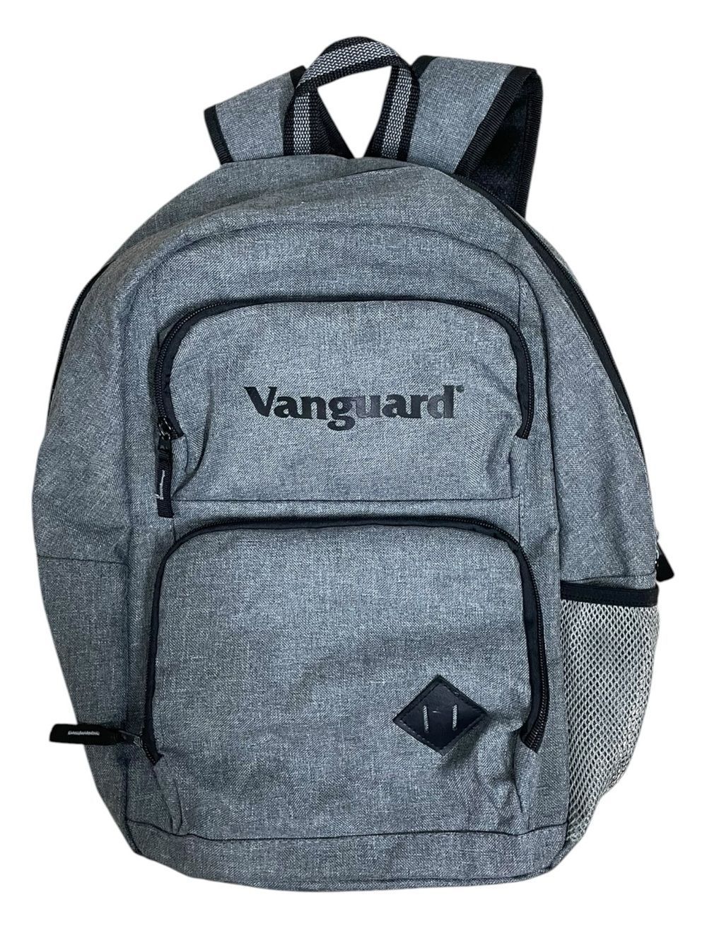 Vanguard Gray Backpack Laptop School Travel Bag Multi Pocket